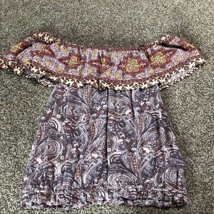 Off the shoulder top!